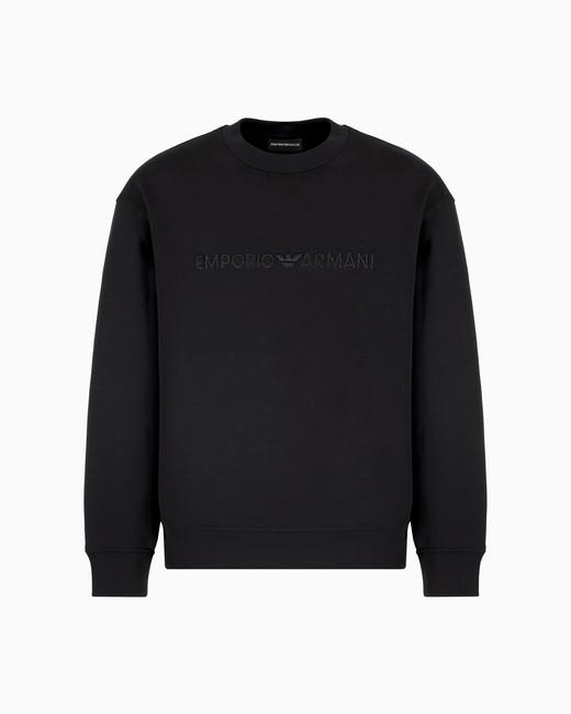 横标重工刺绣，字母提花卫衣。正肩纯色宽松长袖卫衣外套C101566 商品图6