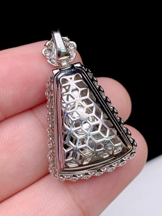 无事牌翡翠吊坠 商品图2