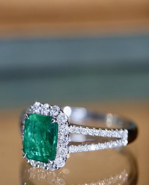 0.81ct刻面祖母绿戒指 商品图6