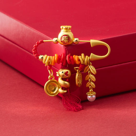 【普陀山】蛇马年孕妇别针保平安 商品图1