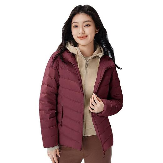 波司登 女短款连帽长袖外套羽绒服 B250131002-1 商品图4