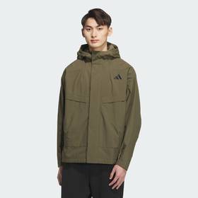 Adidas阿迪达斯MODERN TECH WARM JACKET 拒水防风运动休闲连帽夹克外套KB7625