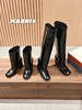 玛尼 秋冬新款绝美粗跟骑士靴(DBG) 商品缩略图1