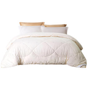 富安娜 玺梦臻品澳洲羊毛被203*229cm XMZP