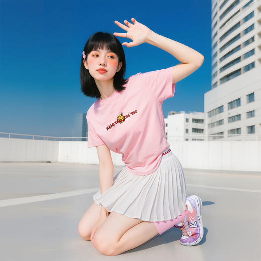 川崎 中性款 海绵宝宝系列 短袖T恤  K1C01-C3987 商品图5