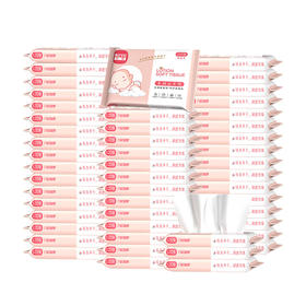 采琪采 若禺水润系列丝柔抽纸6层120张50包 QBJ12050R