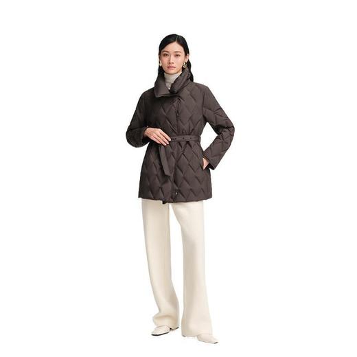 波司登 女翻领收腰一手长羽绒服 B250134142 商品图2