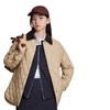 波司登 女翻领菱形格一手长羽绒服 B250135334 商品缩略图1