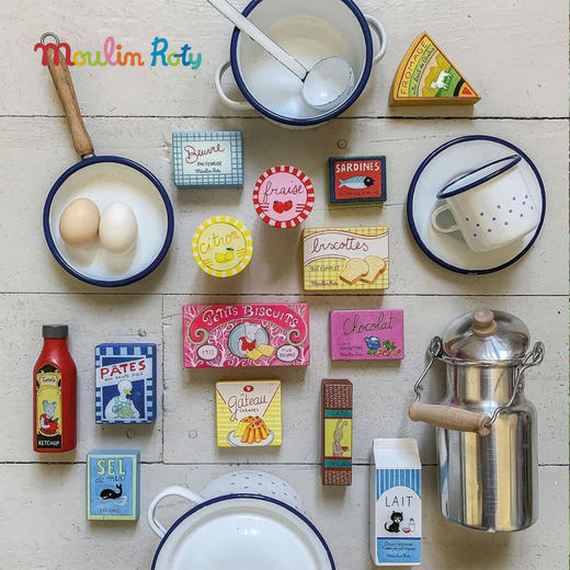 Moulin Roty 食材套装 过家家玩具 适合3岁+ 农场大家庭系列 法国品牌 -632439 商品图5