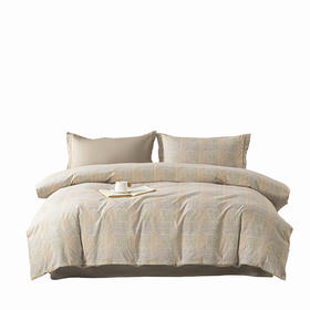 無印良品 抗菌长绒棉四件套几何秘境 MJ-T2024-0296-1