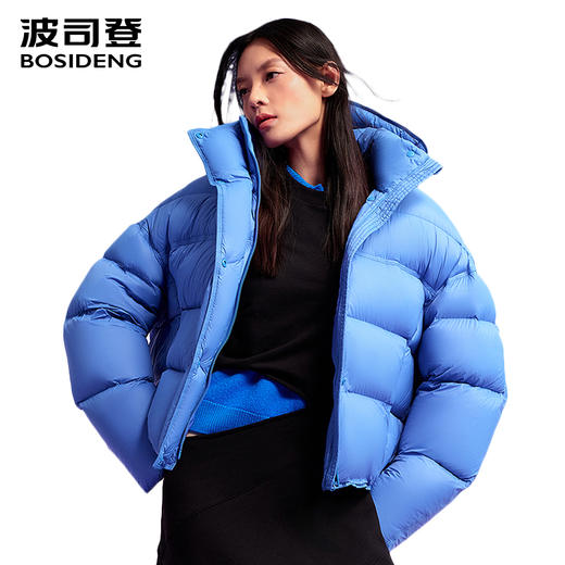 波司登2025冬季新款女脱卸连帽泡芙羽绒服厚B250243102 商品图0