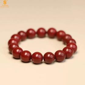 【品牌授权】【香港周六福】天然本草非遗古法沁雪玫瑰手串10mm（传承礼盒）附赠朱砂手串6mm