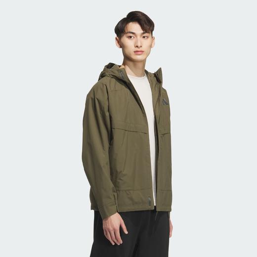 Adidas阿迪达斯MODERN TECH WARM JACKET 拒水防风运动休闲连帽夹克外套KB7625 商品图2