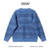 22657SDSA男士秋冬新款痞帅男装潮牌简约撞色条纹圆领针织衫毛衣百搭 商品缩略图5