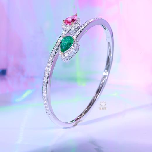 【瑞蛇双舞】卢比莱祖母绿手环CB12502030 商品图6