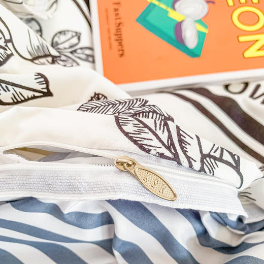 罗曼罗兰 芦荟棉四件套赫本生活200*230cm 6925314787420 商品图1