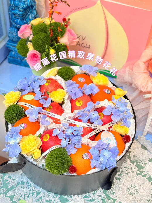🛵喵菓花园【苹安橙意礼】花果盒 商品图3
