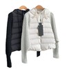 小众设计！时髦针织拼接厚外套短款连帽羽绒服女25秋冬新款！ 商品缩略图4