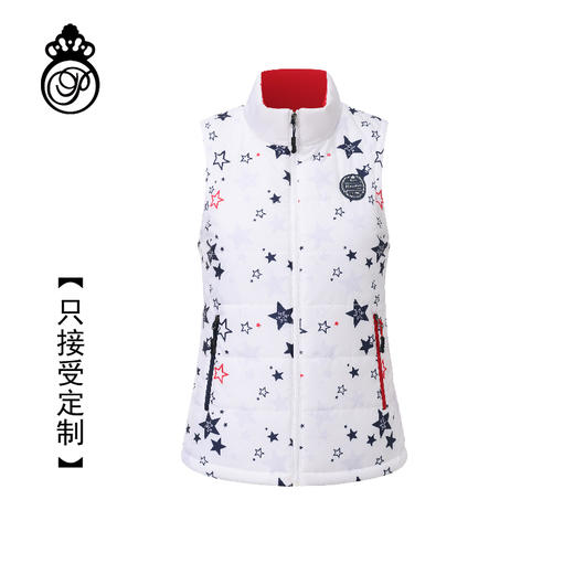 \BOW-309A PROSIMON高尔夫女款时尚运动数码印花风棉马甲 商品图0