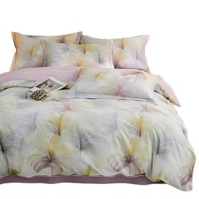 彼加曼 铂金数码全棉加厚家装四件套-乔木紫200*230cm BGM-T2531