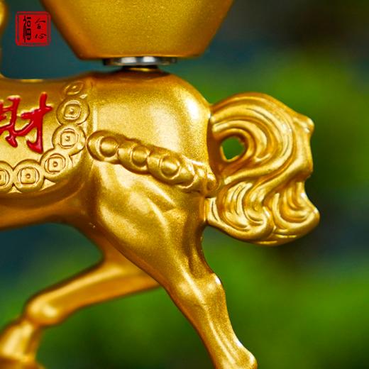 【蓝禧老师推荐】黄铜【马上发财】摆件 商品图4
