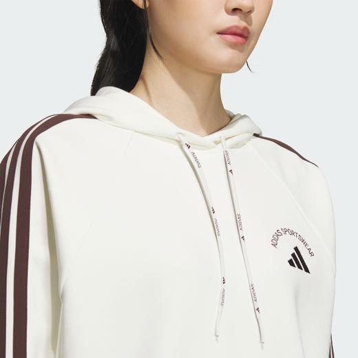 Adidas阿迪达斯SOFT DOUBLEKNIT HOODIE 针织运动休闲连帽套头衫KC0034 商品图5