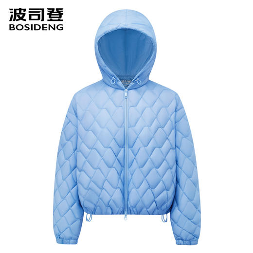波司登2025秋冬季新款外套短款轻薄保暖巴恩风羽绒服女B250135316 商品图1