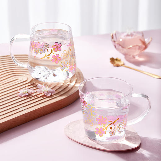 共禾京品 樱花纷飞系列玻璃杯山峰 ZFWAL22000036 商品图4