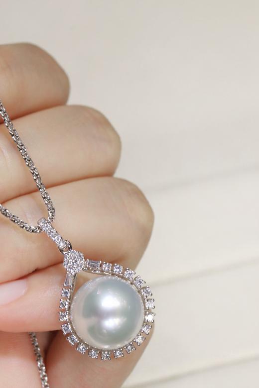 13-14mm澳白吊坠 商品图1