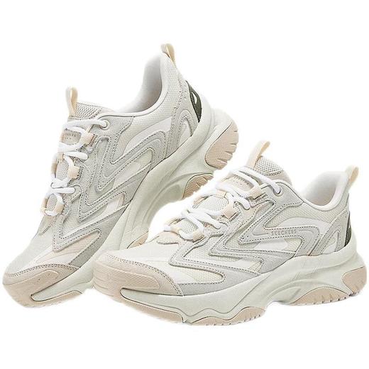 Skechers斯凯奇 女绑带时尚老爹鞋 177594-OFWT 商品图0