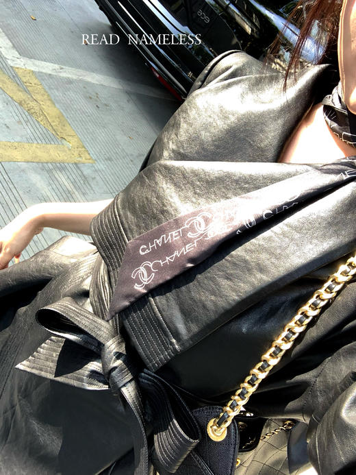 Read Nameless /摩登收腰黑色皮衣2025/10/16 商品图3