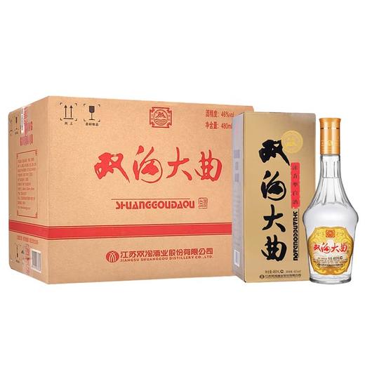 [双沟大曲酒名玻]46度-浓香型白酒480ml*6瓶粮食酒口粮酒送礼宴请酒 商品图3