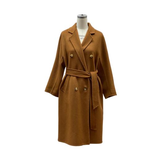 定制—秋冬琥珀流光—双面羊绒加厚中长款大衣、轻奢百搭外套1906318 商品图4