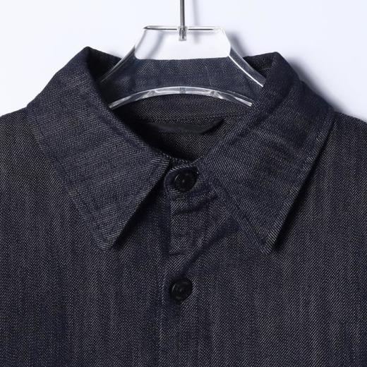 SDSA男士秋冬新款痞帅男装潮牌肌理感下摆松紧纽扣翻领夹克外套 商品图1