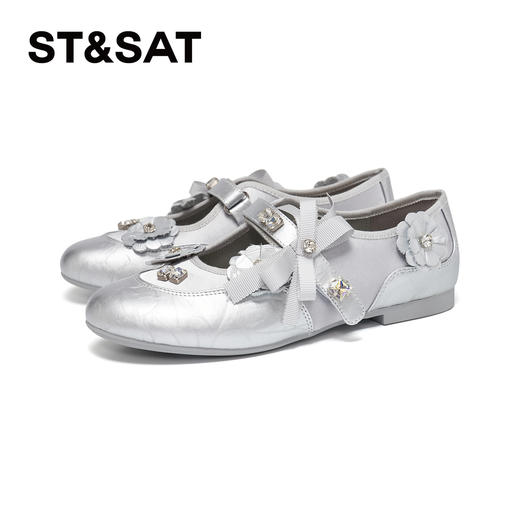 【派对焦点】星期六休闲花花平底玛丽珍SSD3111596 商品图5