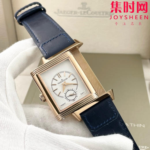 积家翻转系列 双面翻转 两针半 男士机械腕表 Reverso Classic Large Duoface Small Second 男款翻转系列 商品图4