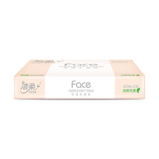 洁柔 Face粉抽纸3层40抽*6包 PR080-06 商品图4
