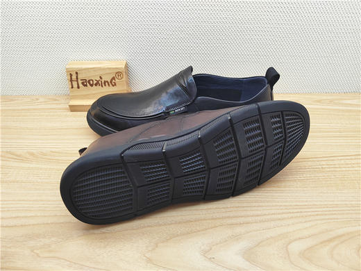 2023豪行春季新款13138173纯皮真皮商务休闲男鞋皮鞋单鞋 商品图4