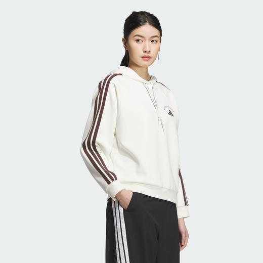 Adidas阿迪达斯SOFT DOUBLEKNIT HOODIE 针织运动休闲连帽套头衫KC0034 商品图2