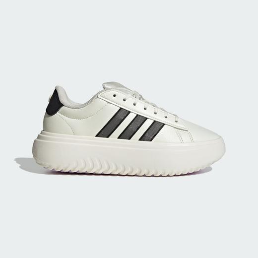 Adidas阿迪达斯GRAND COURT PLATFORM 网球厚底运动休闲鞋小白鞋JS1832 商品图4
