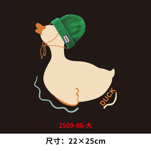 卡通动物小鸭子烫画印花贴装饰服装DIY热转印衣服熨斗烫画 商品图3