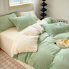 【品牌直发】加倍生活 A类加厚高克重纯色双拼牛奶绒四件套 秋冬保暖被套 可机洗水洗 商品缩略图3