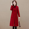 QYM 23A2050-Y双面羊毛大衣时尚国风盘扣呢子外套 商品缩略图1