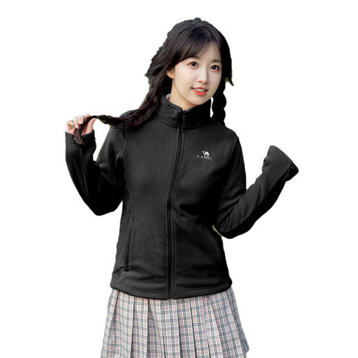 CAMEL骆驼 女保暖抓绒衣 A0W118153-1 商品图4