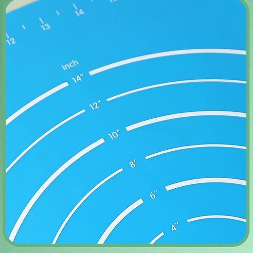 加厚硅胶垫 软硅胶面板 耐高温揉面板 带刻度 多色可选 商品图2