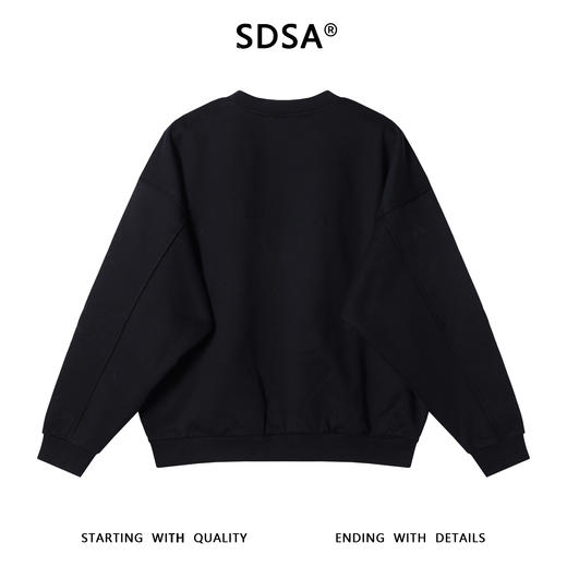 SDSA男士秋冬新款痞帅男装美式人物印花圆领卫衣百搭休闲套头上衣 商品图5