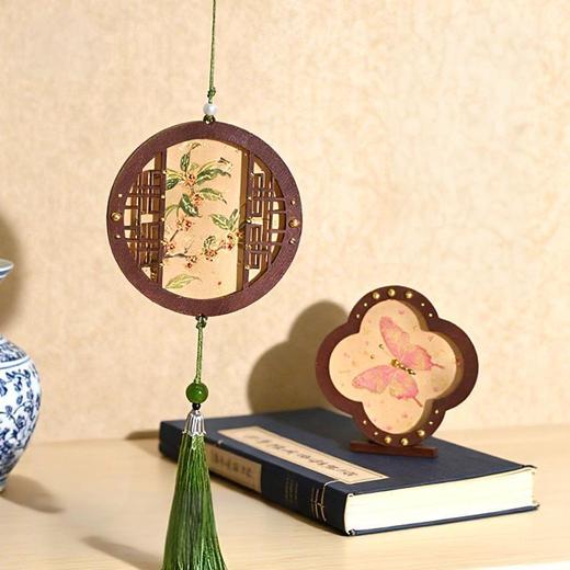 古风描金手工冰箱贴磁吸DIY材料包美学装饰品团建活动暖场 商品图3