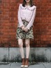 TYNVIE 纹理粉色荷叶边领长袖丝质衬衫 商品缩略图11