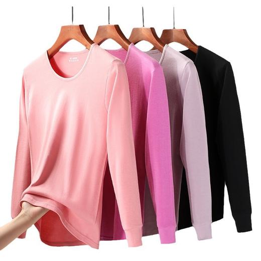 秋冬【纯棉秋衣秋裤套装】中老年人大码妈妈保暖内衣 抗静保暖女士 商品图4