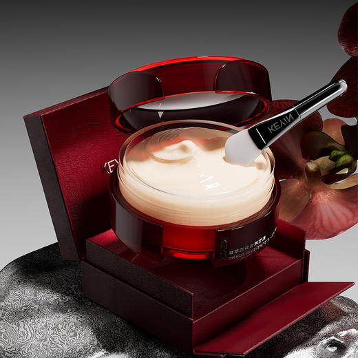 【会员权益】KEYiN 红韵奢护尝鲜装 (红汽水30ml*1+prp次抛精华*1+NA D+丝绒膏5g*1+赤兰面膜5g*2) 商品图4